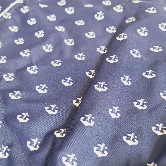 Bikini Set Navy Anchor Print High-Waist Bottom Halter Top Vintage Inspired Retro - Picture 5 of 12